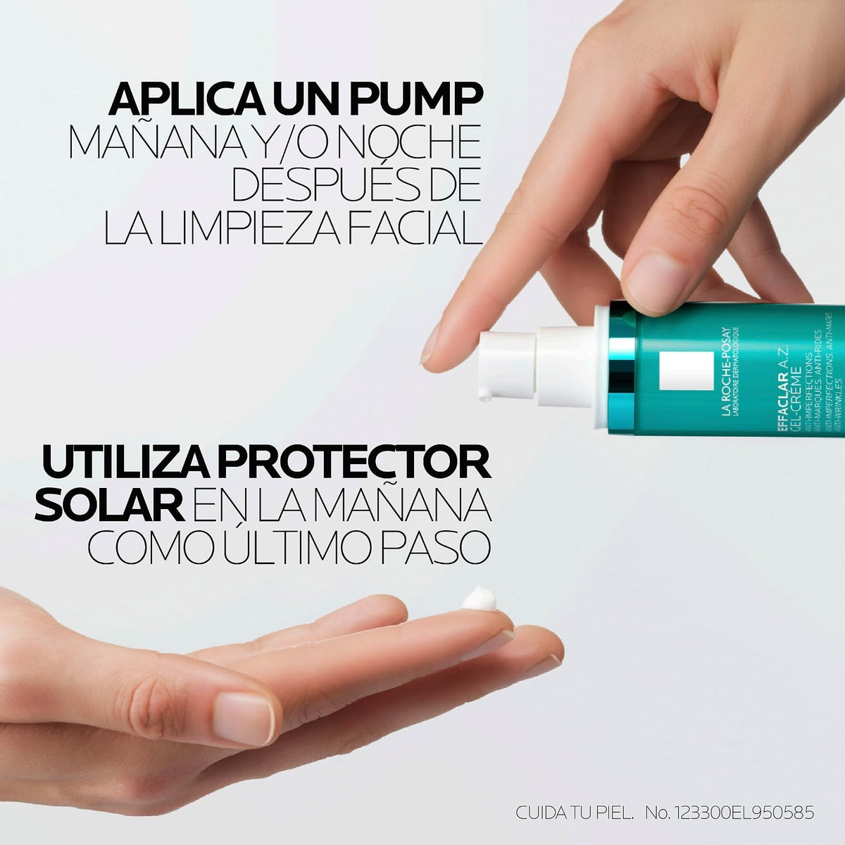 La Roche-Posay Effaclar AZ Gel-Crema Antiedad y Anti-Imperfecciones 40ml | Corrige Imperfecciones, Brotes, Manchas Post-acné y Signos de la Edad, con Ácido Salicílico y Hialurónico