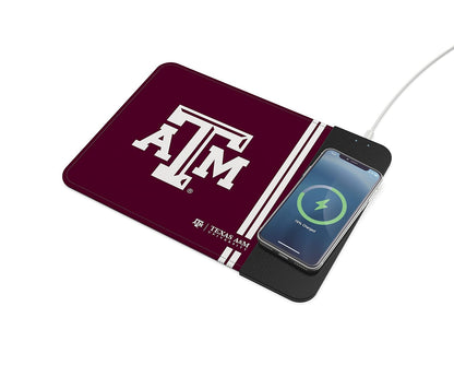 SOAR NCAA - Alfombrilla de Mouse de Carga inalámbrica, Texas A&M Aggies
