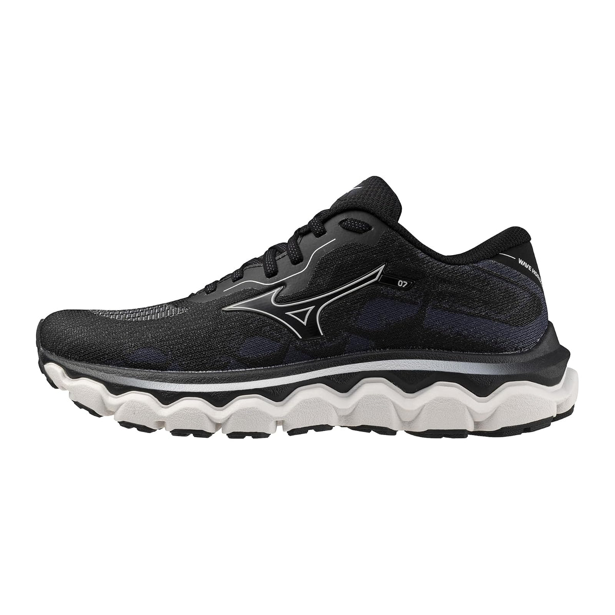 Mizuno Women's Wave Horizon 7 Running Shoe para Mujer - 27.0 cm B - Black-Nimbus Cloud