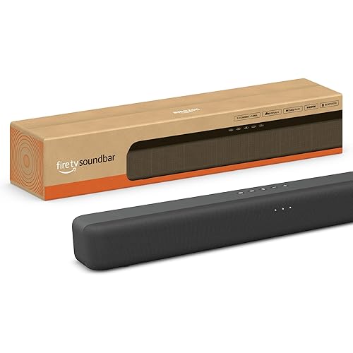 Barra de sonido Fire TV, bocina 2.0 con DTS Virtual:X, Dolby Audio y conectividad Bluetooth
