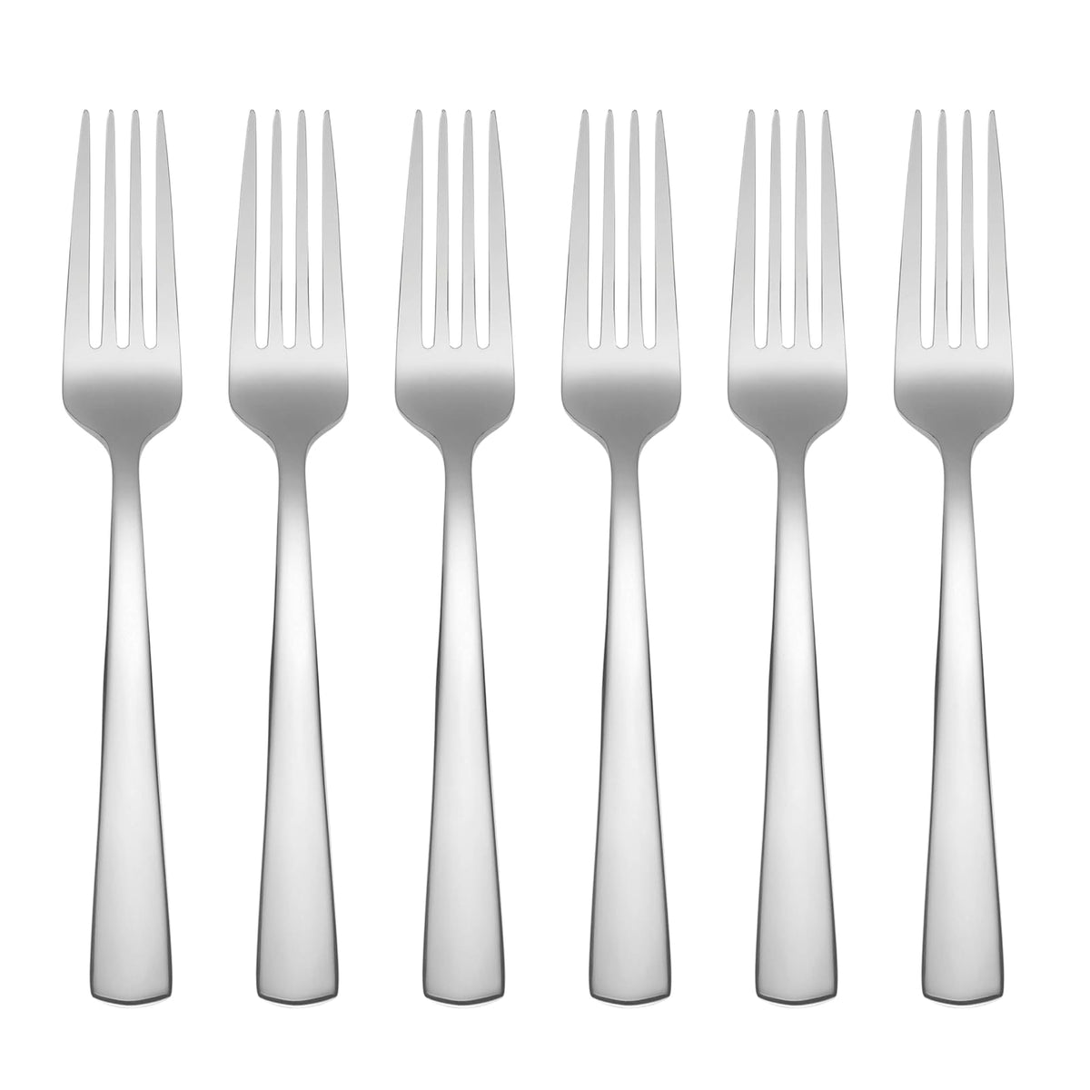 Oneida Aptitude Everyday Cubiertos de Acero Inoxidable - Tenedores de cena, juego de 6
