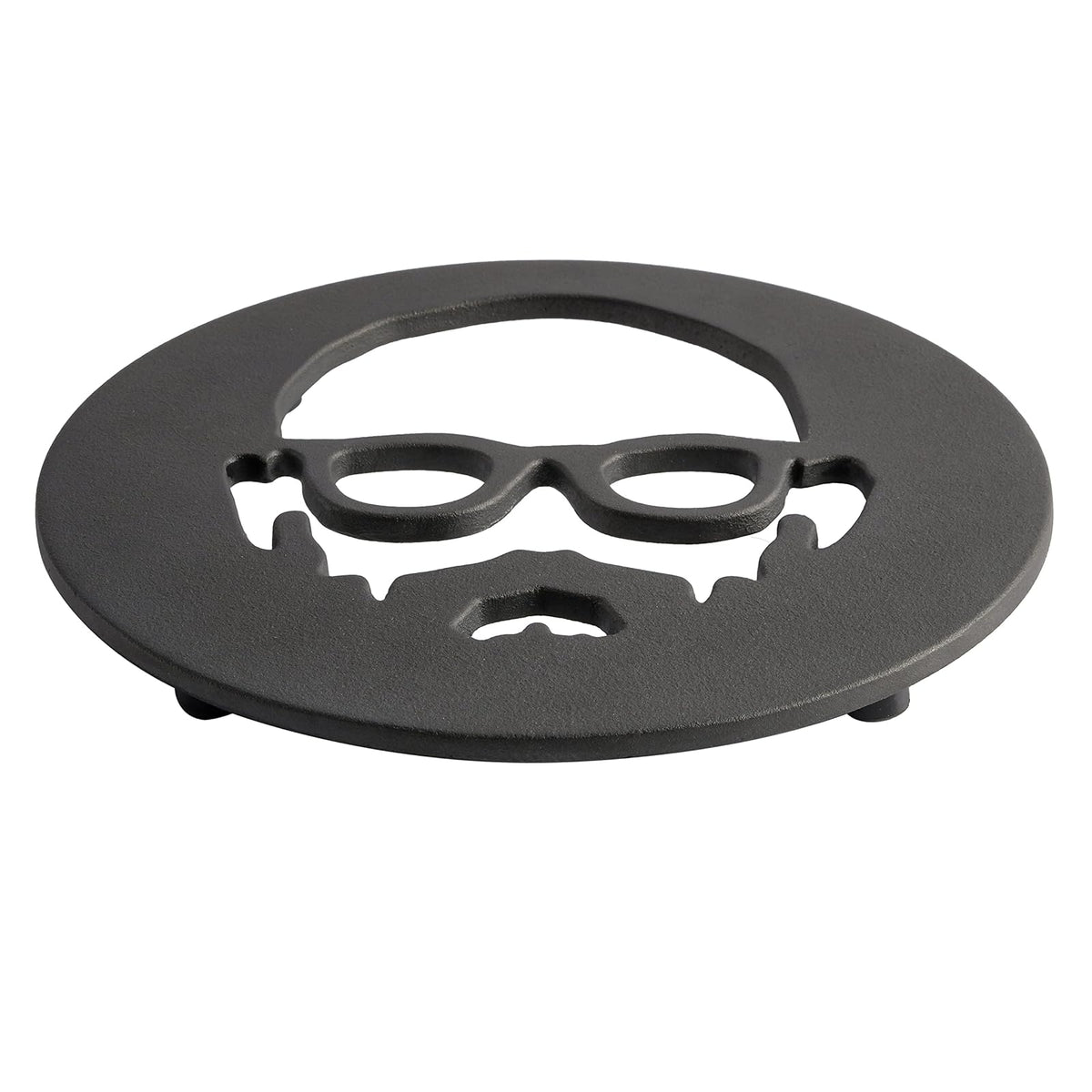 Babish Cookware - Salvamanteles de Hierro Fundido, 8 Pulgadas, Cara preestablecida