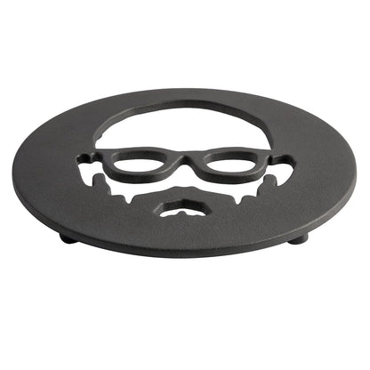 Babish Cookware - Salvamanteles de Hierro Fundido, 8 Pulgadas, Cara preestablecida