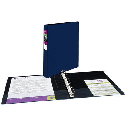 Avery Durable - Carpeta con anilla inclinada, 1 unidad, Azul, 2.54cm (1'')