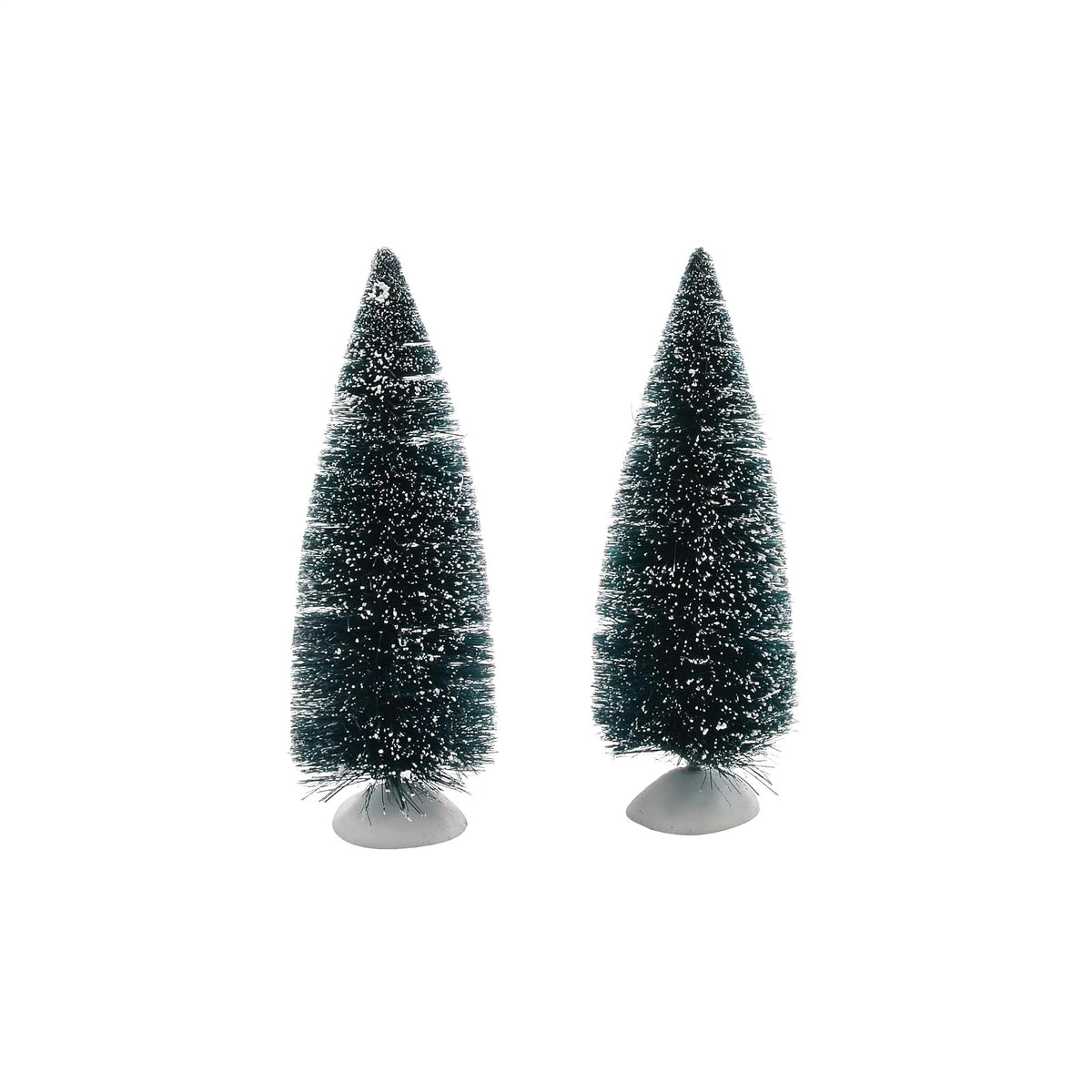 Department 56 Accesorios para aldeas Bag-O-Frosted Topiaries Árbol