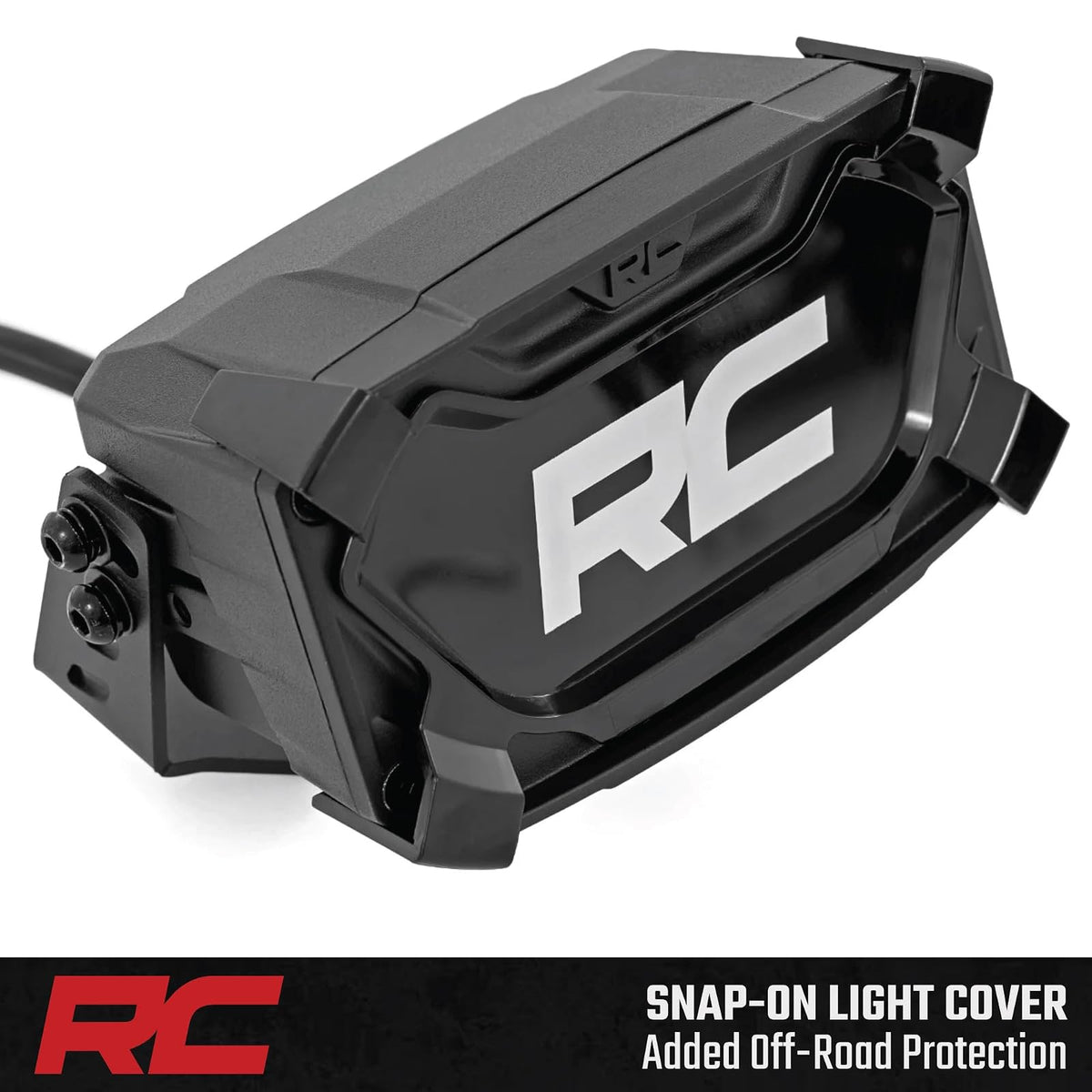 Rough Country - Cápsulas de luz LED de 5 pulgadas con DRL ámbar y blanco, 8.000 lúmenes, LED CREE de 40 W, luces todoterreno con haz de inundación, IP67 impermeable (juego de 2)