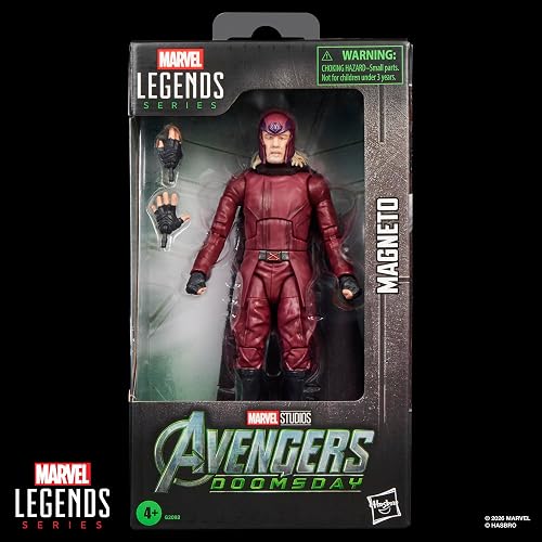 Marvel Legends Series, Magneto, X-Men, Figura de acción Premium Coleccionable de 15 cm