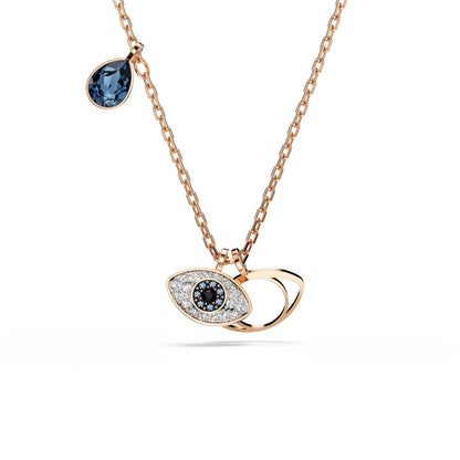 Swarovski Colección Symbolica, Ojo, multicolor, chapado en oro rosa