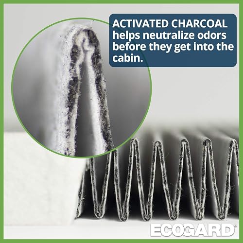 Ecogard XC25869C Filtro de aire de cabina con eliminador de olores de carbono activado
