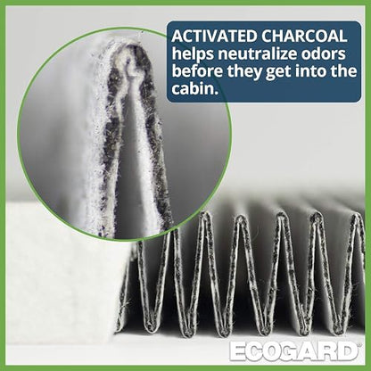 Ecogard XC25869C Filtro de aire de cabina con eliminador de olores de carbono activado