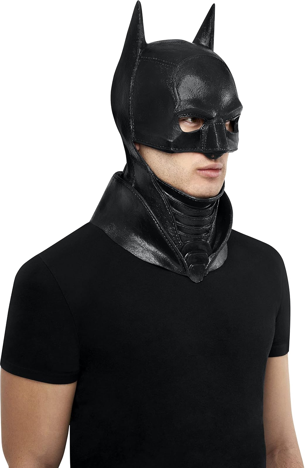 Rubies DC Batman: The Batman Movie Deluxe - Máscara de látex para hombre, como se muestra, talla única