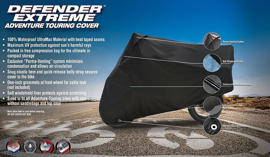 Nelson-Rigg Defender Extreme Adventure - Funda para KTM Adventure, Suzuki V-Strom, BMW 1200 GS, Honda Africa Twin