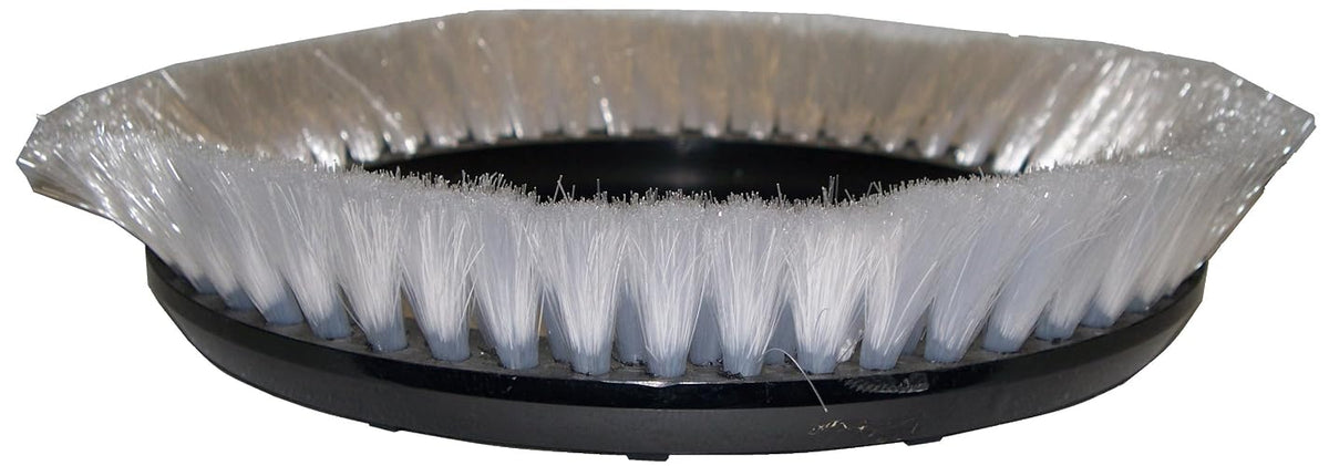 Oreck Commercial 237.046 Cepillo orbitador suave de polipropileno natural, 12 pulgadas de diámetro, diámetro de cerdas de 0 pulgadas, para máquina de suelo de 550 MC, color blanco
