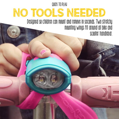Hornit - Mini bocina para Bicicleta y Scooter con Faro para niños
