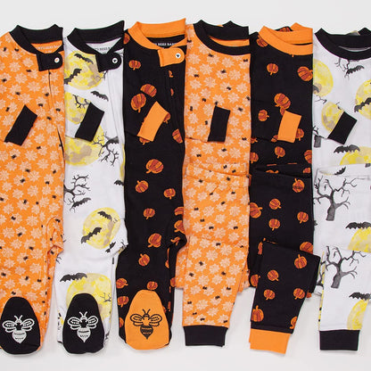Burt's Bees Pijama Sleep and Play 100% algodón orgánico de una Sola Pieza Mono con Cremallera Frontal Mamelucos para bebs y Nios pequeos para bebés niños