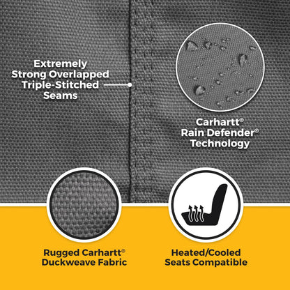 Covercraft ssc7337cagy Cubierta de Asiento, Carhartt Grava, 2 nd Fila