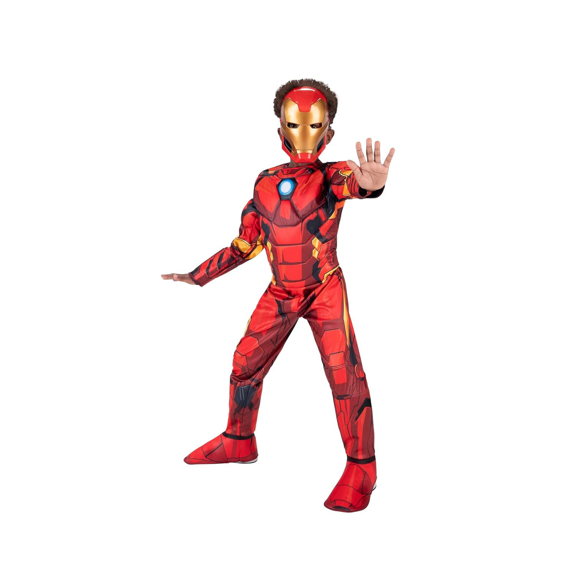 Jazwares Youth Boy Qualux Costume, Iron Man (AVC), Niños, Chico