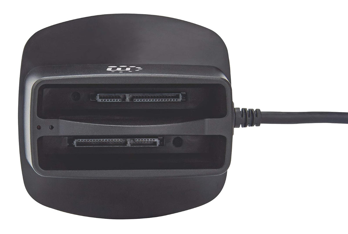 Manhattan 151955 Gabinete QuickDock HDD, 2 SATA-USB 3.0 SuperSpeed,