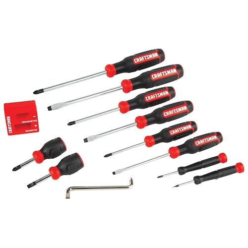CRAFTSMAN - Juego de destornilladores, bi-material, 12 piezas (CMHT65071N)