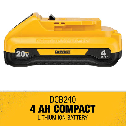 DEWALT Batería de 4.0Ah, Ion de Litio, 20V MAX (DCB240YY)