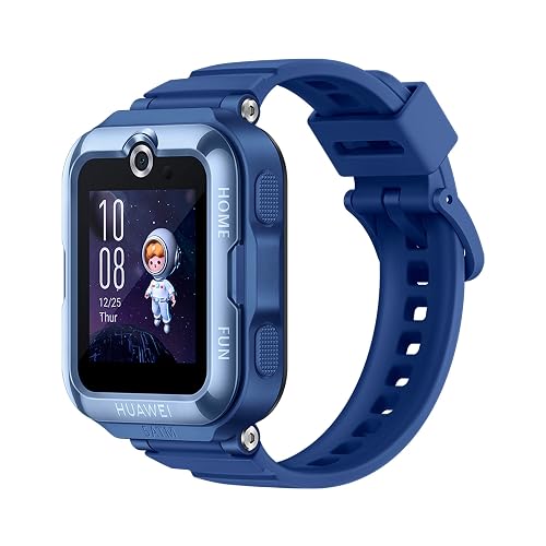 HUAWEI Watch Kids 4 Pro (GPS) (Garantía en México) - Smartwatch, Reloj Inteligente, Pantalla AMOLED 1.41'', 8GB ROM, Cámara Frontal 5MP, Touch Screen, Bluetooth, Compatible con Android & iOS, Azul