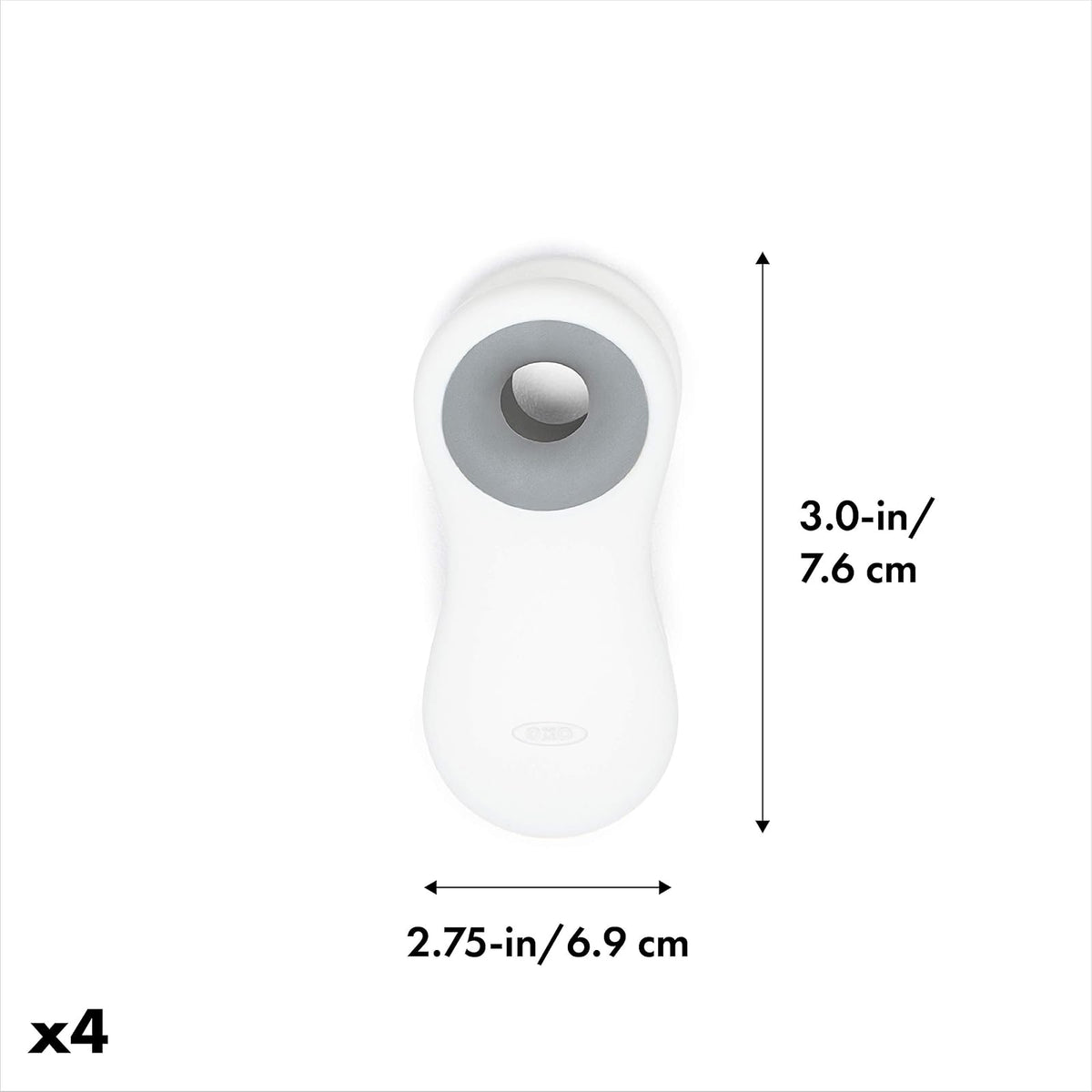 OXO Good Grips Magnetic All-Purpose Clips (4 Pack) - White