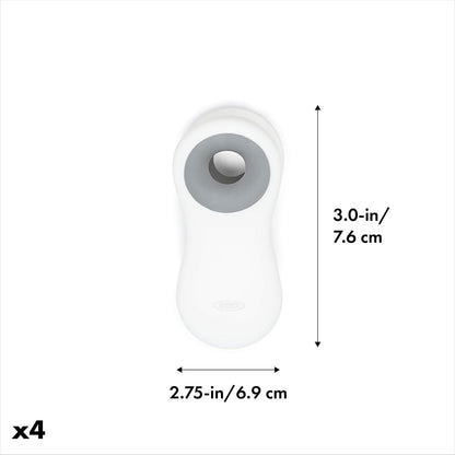 OXO Good Grips Magnetic All-Purpose Clips (4 Pack) - White