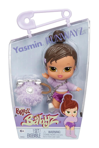 Bratz Babyz Runwayz - Muñeca Bebé de Moda con Accesorios - Yasmin