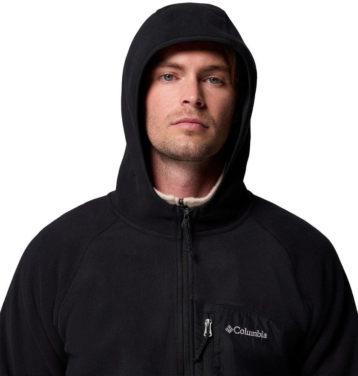Columbia Fast Trek Overlay Hooded Full Zip Chaqueta de forro polar Hombre