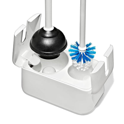 OXO Good Grips - Juego de escobillas de Inodoro y émbolo | OXO Good Grips - Juego de escobillas de inodoro y émbolo, color blanco