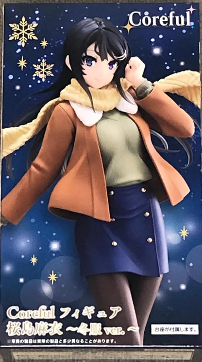 Taito Rascal Do Not Dream of A Dreaming Girl: MAI Sakurajima Figura Coreful (versión de Ropa de Invierno)