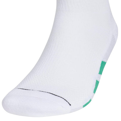 adidas All Day Training Quarter Socks Sports Performance Above the Ankle Height With Targeted Cushioning for Running (3-pair) Calcetín de cuarto Hombre