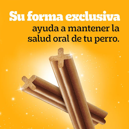 PEDIGREE Dentastix Snack para Perros Adultos, De Cuidado Oral, Paquete De 30 Unidades De 24,6 Gramos c/u.