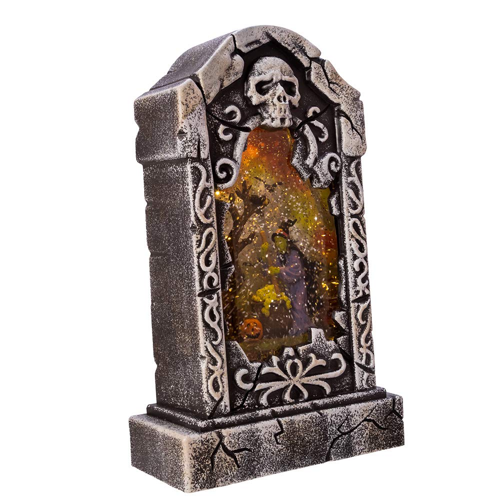 Kurt Adler Kurt S. Adler Mesa de Mesa LED de 10.5 Pulgadas para Halloween para Tumba acuática, Multicolor