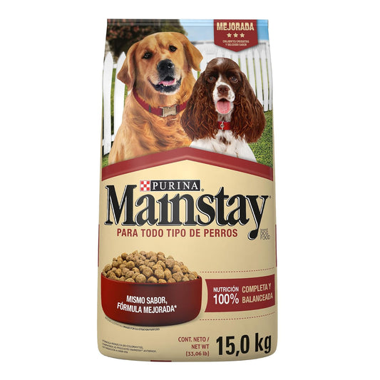 Purina Mainstay Adulto Todos los Tamaños Sabor Carne 15Kg