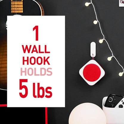 Command Ganchos de alambre, Grande, 4 Hooks, Blanco