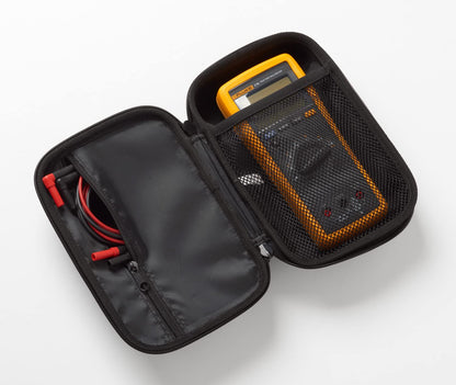 Estuche Rígido Fluke C11XT para Multímetros y Accesorios Espuma EVA 600D 240 × 155 × 105 mm Bolsillo con Cremallera + Malla Asa de Transporte