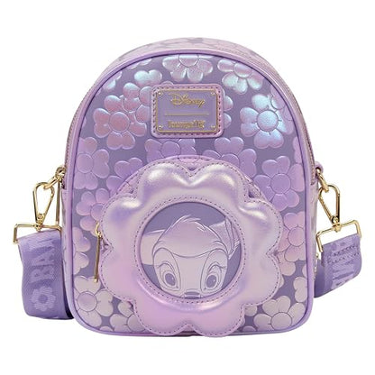 Loungefly Disney Bambi Micro Convertible Mini Mochila y Bolso Bandolera