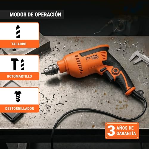 Truper ROTO-3/8A4, Rotomartillo 3/8" 600 W profesional