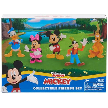 Just Play Conjunto de Figuras coleccionables Mickey Mouse de Disney Junior, Paquete de 5 Figuras coleccionables de 7,6 cm, Juguetes para niños a Partir de 3 años