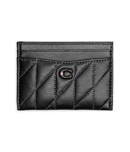 Coach - Funda de piel acolchada para tarjetas