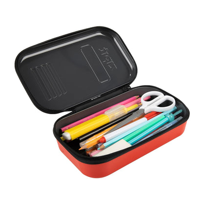 ZIPIT Cerradura Estuche para lápices para niños | Estuche de gran capacidad | Estuche escolar para niñas y niños (Roja)