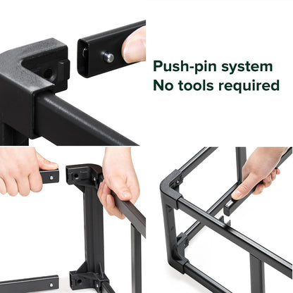 Zinus Smart Quick Assembly - Resorte de Caja Completo, Color Gris