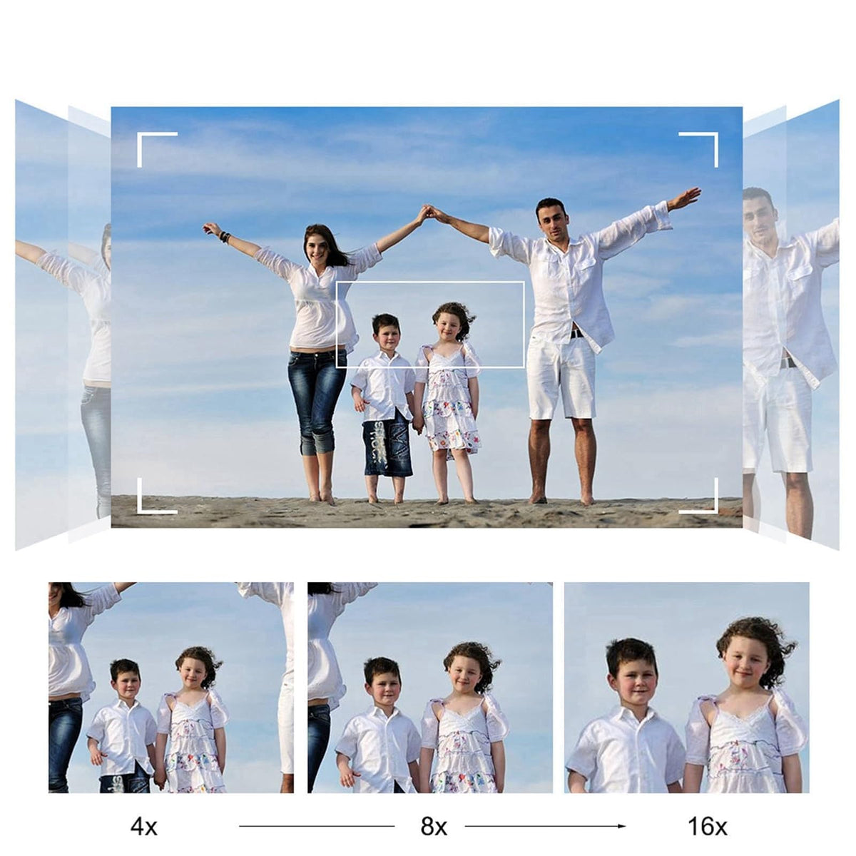 Zopsc Cámara portátil 1080P DV Alta definición Full HD 270 ° Rotación 16X Videocámaras Digitales para videocámaras, para Picnic al Aire Libre, Camping, etc.(Negro, Enchufe de US)