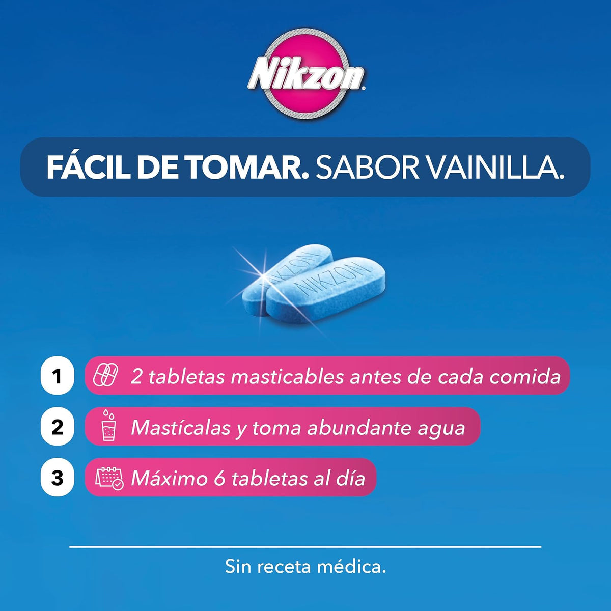 Nikzon Tabletas Masticables para Hemorroides – Alivio del Dolor, Ardor y Comezón, Efecto Antiinflamatorio y Fleboconstrictor, Contiene 1 Caja con 40 Tabletas