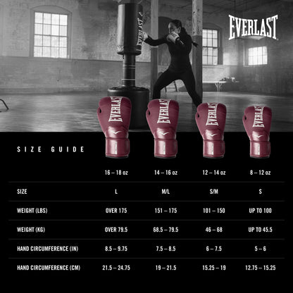 Everlast Elite 2 Boxing Gloves (Purple, 12oz)