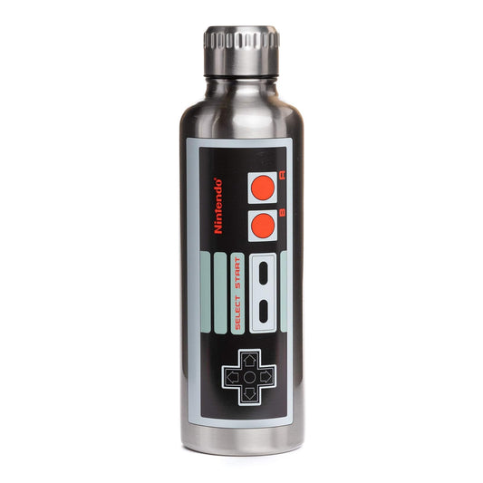 Paladone NES Botella de agua de metal, regular, multicolor