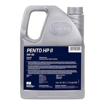 CRP Automotive Pentosin 8042206 Pento High Performance II 5W-40 Synthetic Motor Oil - 5 Liter