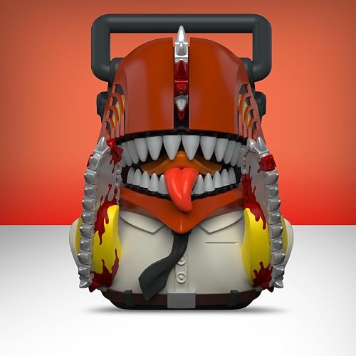 TUBBZ: Chainsaw Man - Denji Devil Hunter - Juguete Coleccionable de Pato de | Producto oficial - Figura de vinilo en caja, ninja de hoja oculta, regalo de fan de anime, decoración de exhibición y pato