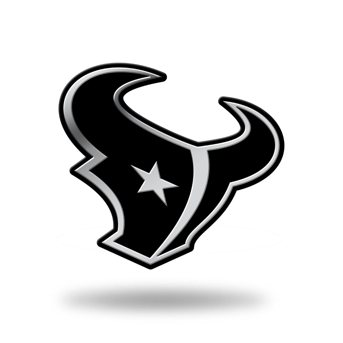 Rico Industries Emblema Moldeado para Auto NFL - Houston Texans